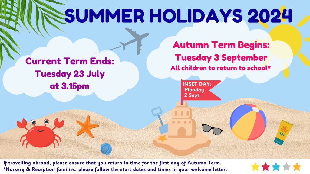 Summer 1 Calendar of Events Devonshire Hill Nursery and Primary School